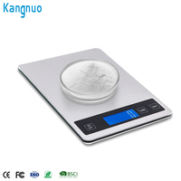 Balance de cuisine électronique numérique 5 kg avec écran LCD et design en acier inoxydable pour la pâtisserie domestique