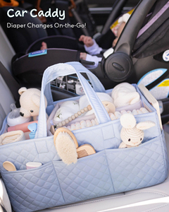 Chần Vườn Ươm lưu trữ tổ chức bé tã Caddy thay đổi trạm Tote túi phải có đăng ký quà tặng cho trẻ sơ sinh in - Product Image 5