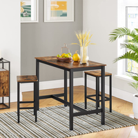 Tabouret de bar moderne en métal avec assise à grain rustique, pivotant, réglable en hauteur, sans dossier, pour bar à domicile et locaux commerciaux
