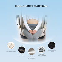 Coussin de siège ergonomique en mousse à mémoire de forme YUE RISE OEM DHL, amovible et lavable, en polyester, pour le soutien lombaire et du coccyx, idéal pour voiture et chaise.