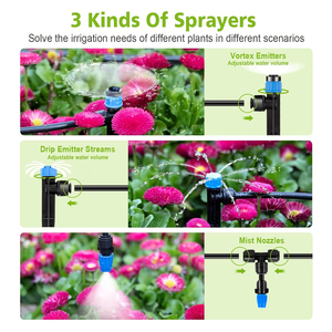 GREAT IRRIGATION Nouveau kit d'irrigation goutte à goutte à connexion rapide, système d'arrosage automatique pour jardin et <span class=keywords><strong>serre</strong></span> - Product Image 3