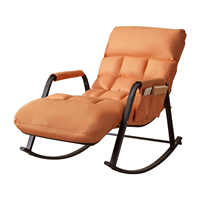 Chaise ergonomique résistante aux rayures, rembourrage épais à double couche, repose-pieds réglable sur 5 niveaux, mobilier de maison, appartement