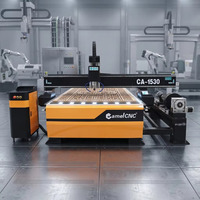 Routeur CNC CA-1530 d'usine chinoise avec 4ème axe rotatif externe, machine de sculpture CNC pour le travail du bois, pour pieds de meubles, graveur 3D sur bois