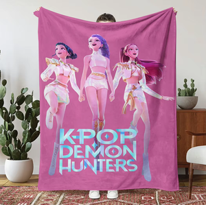 Mới Bán Buôn Giáng Sinh Phim Hoạt Hình Chăn Tùy Chỉnh In Ấn Mềm Lông Cừu Nhà Ném Mặc Sang Trọng Chăn - Product Image 2