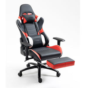 เก้าอี้เกมมิ่งปรับระดับได้ รุ่น Free Sample Chaise Gaming Computer E Sport Chair  แบบพนักพิงสูง สำหรับเล่นเกมส์และทำงาน  สีแดง พร้อมที่พักเท้า - Product Image 6