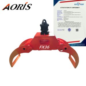 <span class=keywords><strong>Ce</strong></span> Goedgekeurde Hydraulische Kraan <span class=keywords><strong>Grapple</strong></span> Grabber Klauw Rotator Voor Bos Hout Log Hout Kern Motor Component Voor Aanhangwagen Graafmachine - Product Image 1