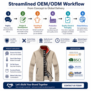 <span class=keywords><strong>Giacca</strong></span> Bomber in <span class=keywords><strong>Cashmere</strong></span> da <span class=keywords><strong>Uomo</strong></span> Personalizzata ODM/OEM, Sottile, con Zip Intera, Lavorata a Maglia, Taglie Forti, Casual, Collo alla Coreana, Servizio OEM - Product Image 6