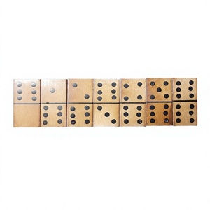 Jeu de dominos double six en résine antique fait main de qualité supérieure – Jeu de table de luxe avec logo personnalisé - Product Image 2