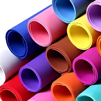 Rotolo di Fogli EVA Colorati Spessi 2mm Non Adesivi per Artigianato Fai-da-te, Cosplay, Scrapbooking e Decorazioni per Feste
