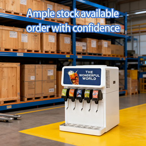 Máquina Dispensadora de Bebidas Automática de Acero Inoxidable de Grado Comercial, <span class=keywords><strong>Fuente</strong></span> de Soda Fría con 5 Válvulas para <span class=keywords><strong>Bar</strong></span>, Restaurante, Hotel - Product Image 5