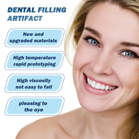 Nouveauté : Kits de prothèses dentaires multi-usages pour le blanchiment des dents, corrigeant le sourire, prothèses naturelles, prothèses dentaires moulées, fausses dents
