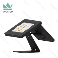 Kiosque pour tablette de bureau à LST15B-C double écran POS pour iPad Support de tablette verrouillable Support de tablette antivol