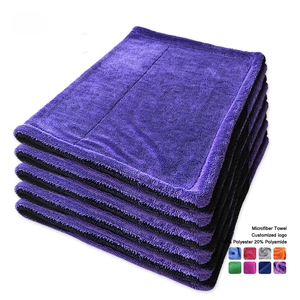 Toalla de Microfibra de Alta Calidad con Borde Suave para Pulir Autos y Motocicletas, Paño de Limpieza de Microfibra Afelpada para Autos - Product Image 1