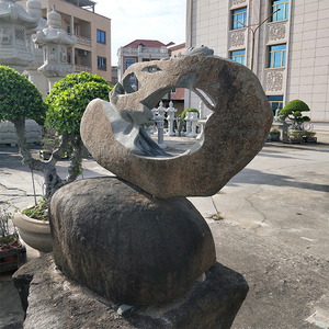 Escultura de piedra tallada a mano de una <span class=keywords><strong>doncella</strong></span> <span class=keywords><strong>celestial</strong></span> voladora, estatua de hada tradicional china, decoración de jardín al aire libre. - Product Image 6