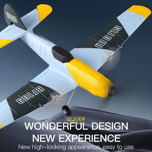 <span class=keywords><strong>Avion</strong></span> RC Z61 2,4 GHz 3 canaux, planeur à voilure fixe 3 axes, modèle en mousse EPP, jouet piloté (<span class=keywords><strong>BF109</strong></span>) inspiré de la Seconde Guerre mondiale allemande, avec batterie, pour amateurs et cadeaux - Product Image 3