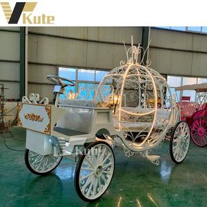 Calèche de mariage Princesse Cendrillon, calèche à chevaux royale, remorque à chevaux à vendre - Product Image 6
