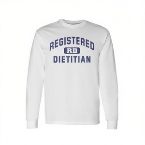 Camiseta de manga larga para dietista registrada, camiseta vintage de nutricionista - Product Image 2