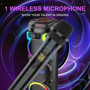 <span class=keywords><strong>Enceinte</strong></span> de fête Bluetooth SING-E ZQS6302 Triple 6,5 pouces avec basses HD, spectacle laser RGB dynamique et TWS pour événements en plein air - Product Image 3
