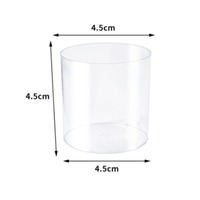 Gobelets à dessert en plastique transparent pour yaourts, parfaits, amuse-gueules, puddings, mousses, parfaits