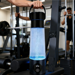 Bouteille d'eau hydrogénée portable OEM 500 ml, technologie SPE PEM, générateur d'hydrogène riche en PPB pour la maison et les voyages - Product Image 1