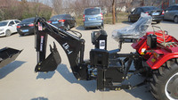 XinKai Meilleures Ventes Mini-chargeuse-pelleteuse tractable à attache 3 points Cat-1 avec pompe pour tracteurs de 12 à 25 CV à usage agricole