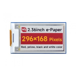 Módulo de papel electrónico de 2,36 pulgadas (G), 296 x 168, Rojo/Amarillo/Negro/Blanco - Product Image 6