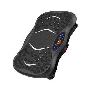 Máquina de vibración de cuerpo entero de alta frecuencia Material ABS Uso en el hogar Placa vibratoria oscilante Plataforma de masaje Crazy Fit China - Product Image 5