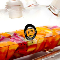 Narguilé Haute Qualité Premium Fruit Design Verre Type Droit Écologique pour Bar Miroir Fait Main Fumer Verre Type Libre