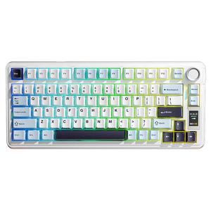 คีย์บอร์ดกลไก AULA <span class=keywords><strong>S75</strong></span> Pro 80 ปุ่ม แบบมีสาย/2.4G/สามโหมดปรับแต่งได้ พร้อมไฟไล่ระดับสี ขายส่ง - Product Image 1