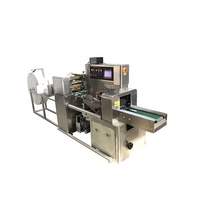 Machine d'emballage de lingettes fraîches, rafraîchissante, de haute qualité, à 3 côtés, production, machine d'emballage