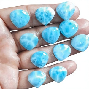 Larimar Natural, Corte Asscher, Cabujón Azul Pectolita, Certificado IGI, para Fabricación de Joyas, Venta al Por Mayor - Product Image 1