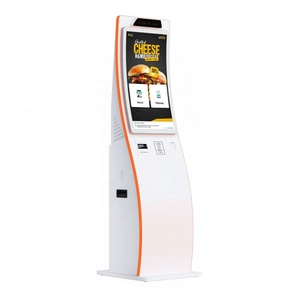 ผู้ผลิตตู้คีออสก์ จอโค้ง Full HD เครื่องอ่านบัตร NFC กล้องตรวจจับใบหน้า ระบบชำระเงิน แผงสัมผัสพีซี ขนาด 23.6 32 นิ้ว Quad Core SDK - Product Image 2