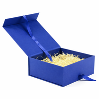 Boîte cadeau de luxe personnalisée, boîte d'emballage cadeau pliable magnétique, emballage haut de gamme, boîte rigide magnétique pliable avec logo
