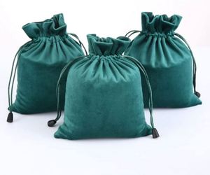 ถุงกำมะหยี่ใส่เครื่องประดับหลากสีพร้อมเชือกผูก สำหรับบรรจุภัณฑ์ของขวัญงานแต่งงาน งานเทศกาล น้ำหอม เครื่องสำอางรักษ์โลก ขายดี - Product Image 2