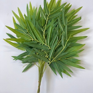 Feuilles et Branches <span class=keywords><strong>de</strong></span> <span class=keywords><strong>Bambou</strong></span> Artificiel en Plastique, Résistantes à l'Eau, Durables, Décoration Intérieure et <span class=keywords><strong>Extérieure</strong></span> pour la Maison et l'Hôtel, Directement <span class=keywords><strong>de</strong></span> l'Usine - Product Image 4