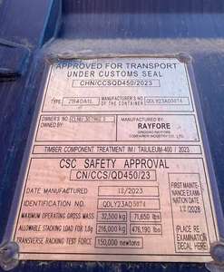 Tarifas de envío confiables para contenedores de 20 pies, 40 pies y 40HQ, contenedor usado de 40HQ, contenedor de exportación 40HQ - Product Image 5