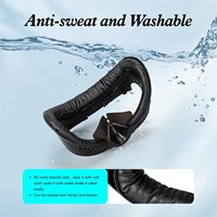 Masque oculaire en mousse à mémoire de forme de haute qualité, coussinets en éponge doux et confortables en PU pour appareil VR