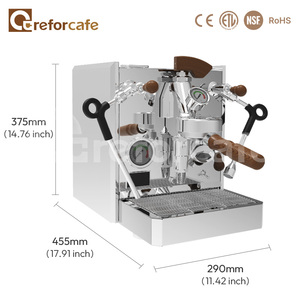 <span class=keywords><strong>Cafetera</strong></span> Comercial Profesional de Acero Inoxidable de 2050W y 15 Bares con 1 Grupo, Máquina de Espresso E61 para Cafetería - Product Image 5