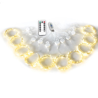 Offre Spéciale 220V étanche LED chaîne lumière rideau extérieur décorations murales noël Halloween pâques USB télécommande alimenté