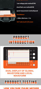 Detector de Cables Subterráneos VS-2088 35 KV, Probador Inteligente de Fallas en Cables de Alumbrado Público con Múltiples Pulsos, Localizador de Fallas en Cables - Product Image 5