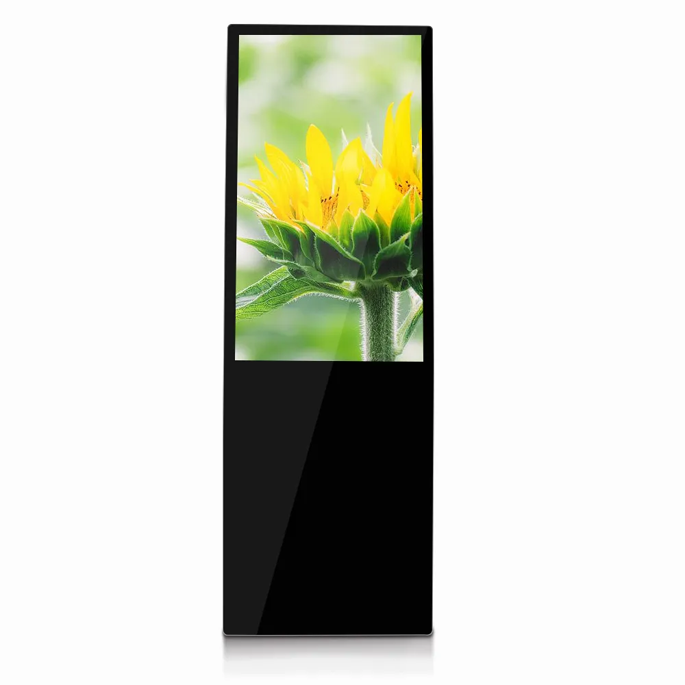 Interactive LCD Adventising Monitors Portable LCD Digital Signage 43 Inch Wall Mounted