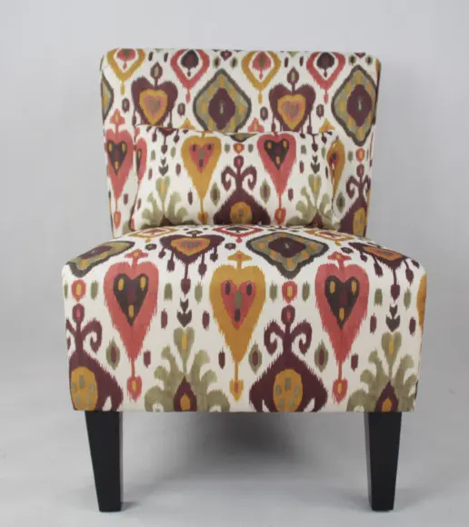 China Factory Customized Living Room Furniture Floral Pattern Home use Chair