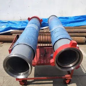 Factory 200mm rubber hose with flange or union wear-resistant dredging hose dredge pipe
