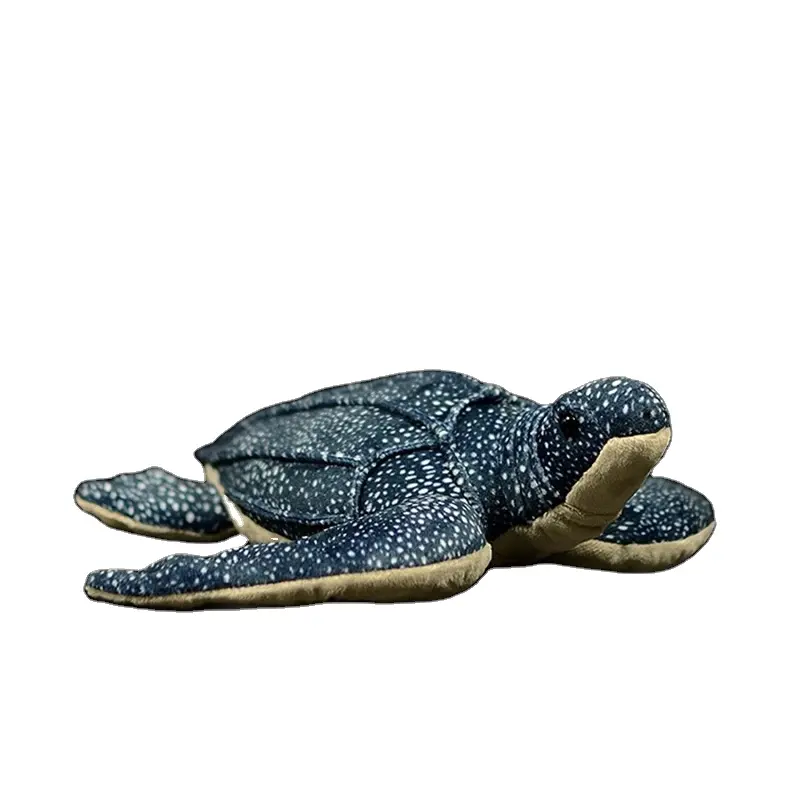 Lebensechte Leather back Turtle Plüschtiere Realistische weiche Schildkröte Kuscheltier meeres tiere Plüsch puppen Geburtstags geschenke