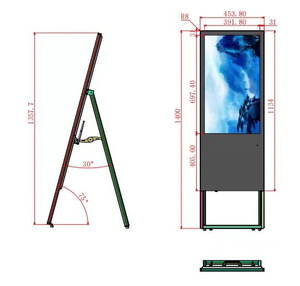 <span class=keywords><strong>4K</strong></span> màn hình cảm ứng toàn màn hình hiển thị kiosk kỹ thuật số biển Bảng menu tầng thường vụ màn hình Android cửa hàng/nhà hàng thang máy - Product Image 4