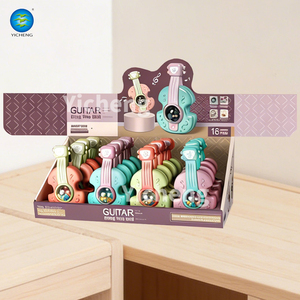 Jouet éducatif pour bébé, hochet en forme <span class=keywords><strong>de</strong></span> <span class=keywords><strong>guitare</strong></span>, jouet sensoriel pour nourrissons avec perles colorées, jouets musicaux d'apprentissage précoce pour nouveau-nés - Product Image 4