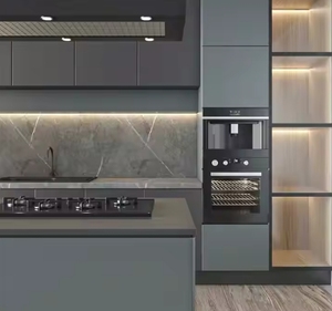 Ensemble complet de meubles de cuisine Style moderne Cuisine haut de gamme sur mesure pour appartement Villa Hôtel - Product Image 2