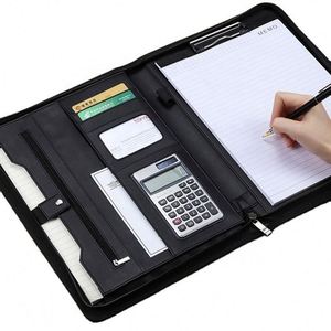 Portafolio Ejecutivo de Cuero PU A4 Personalizado con Impresión, Carpeta de 3 Anillos, Portadocumentos para Regalos Promocionales Corporativos al por Mayor - Product Image 2