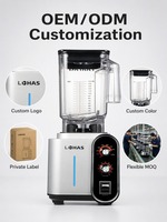 Lohas Commerciële Sapmachine Fruitblender Smoothieblender Robuuste Elektrische Processor Keukenapparaat Professioneel