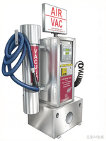 Tour de gonflage de pneus en acier inoxydable G5 CE Compresseur d'air en libre-service avec aspirateur Machine de gonflage d'air en métal